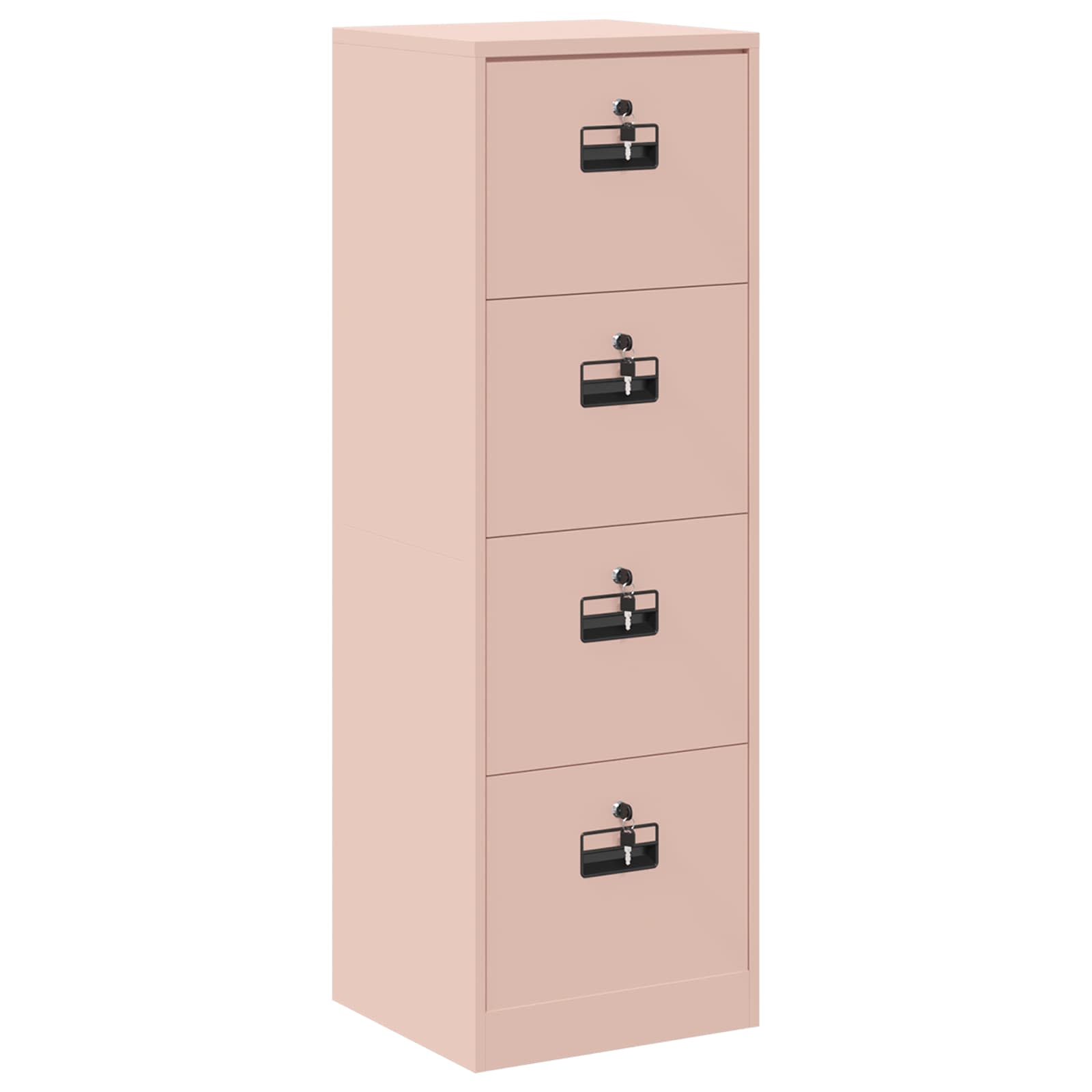 Aktenschrank 2 pcs Schwarz 44 x 50 x 139 cm Kaltgewalzter Stahl