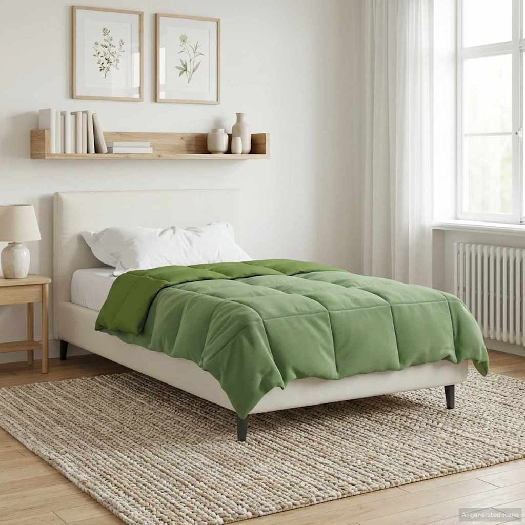 Ganzjahresbettdecke Anthrazit 135 x 200 cm Mikrofaser