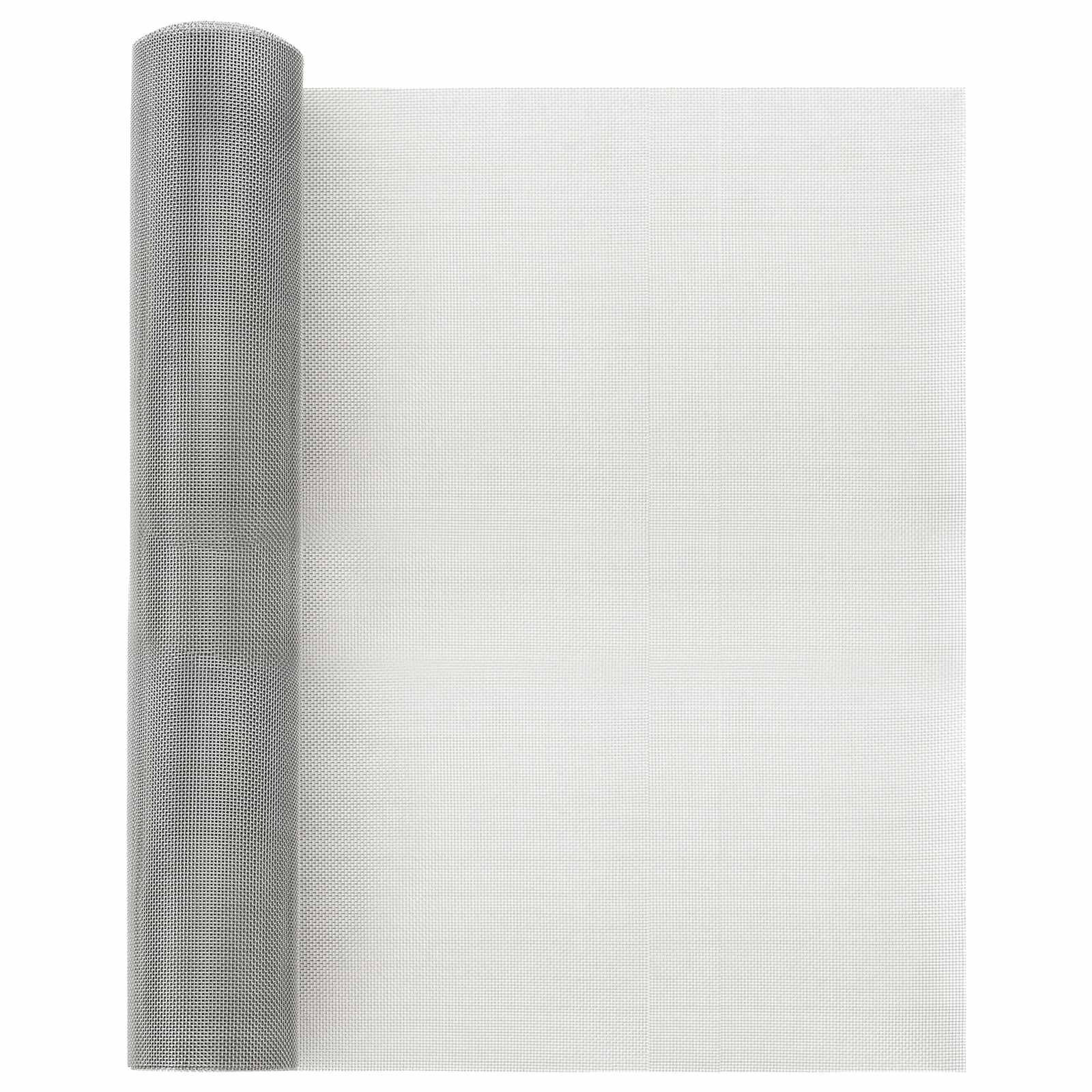 Mesh Bildschirm 20 x 500 cm 20 Mesh Edelstahl 201 Silber