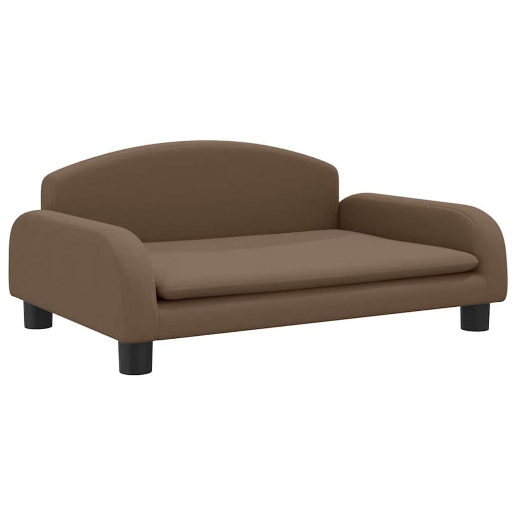 Kindersofa Creme 70x45x30 cm Stoff