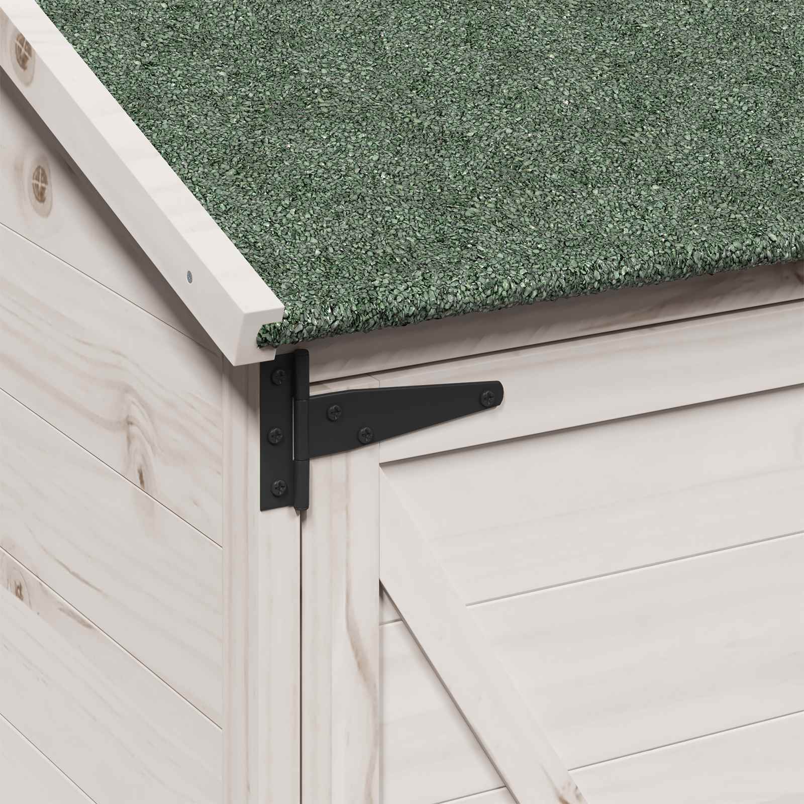 Gartenschuppen Natur 59,5 x 56 x 113,5 cm Massivholz aus Fichte