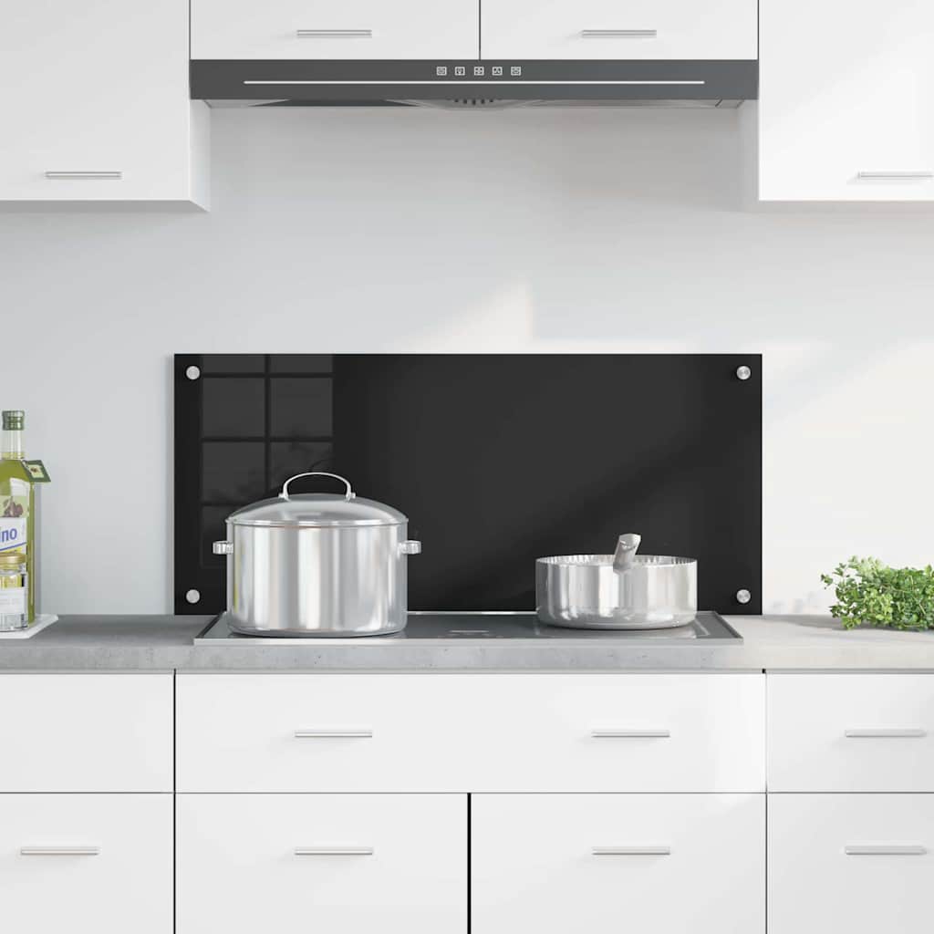 Küchenrückwand 2 pcs Weiß 70 x 40 cm Gehärtetes Glas