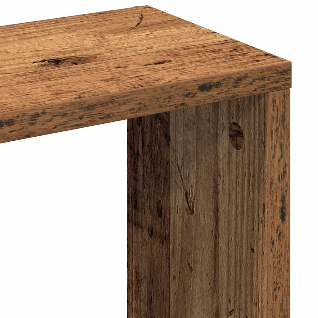 Wandregal Weiß 36x16x90 cm Holzwerkstoff