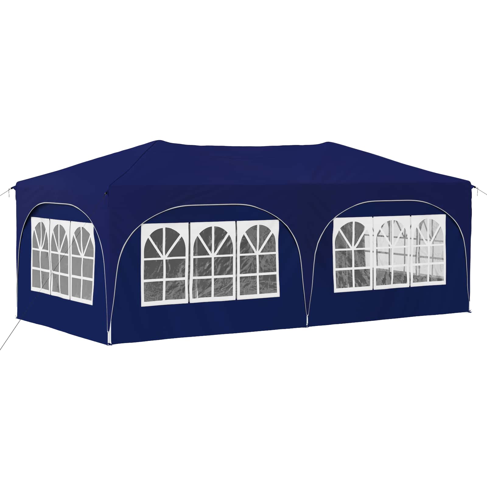 Pop-up Partyzelt 575 x 288 x 245 cm Creme Oxford-Stoff