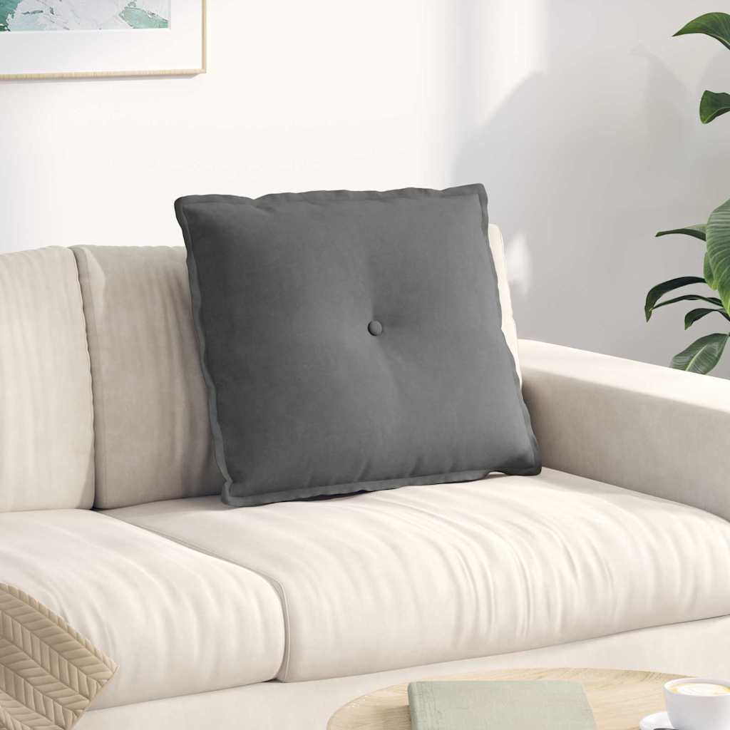 Rückenkissen Taupe 50 x 45 cm Mikrofaserstoff