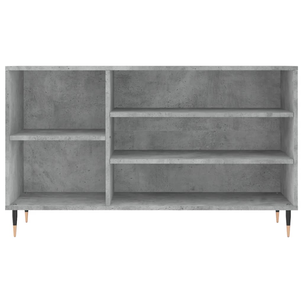 Schuhregal Weiß 102x36x60 cm Holzwerkstoff