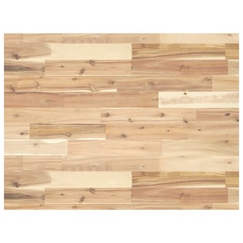 Schreibtischplatte Unbehandelt 60x50x2 cm Massivholz Akazie