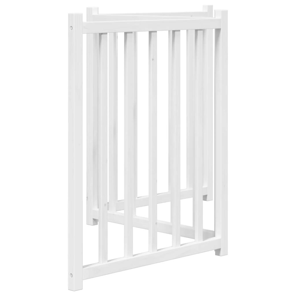 3-tlg. Hundetor Faltbar 150 cm Massivholz Tanne