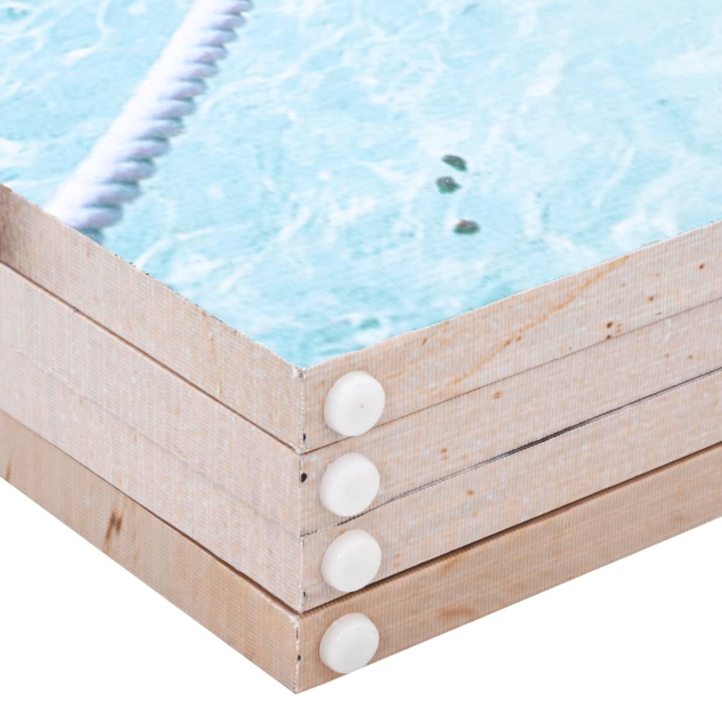 Raumteiler klappbar 120 x 170 cm Strand