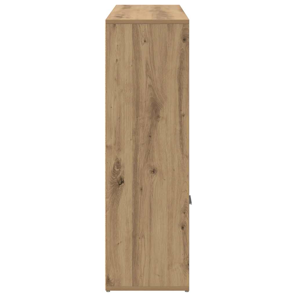 Bücherregal Weiß 98x30x98 cm Holzwerkstoff