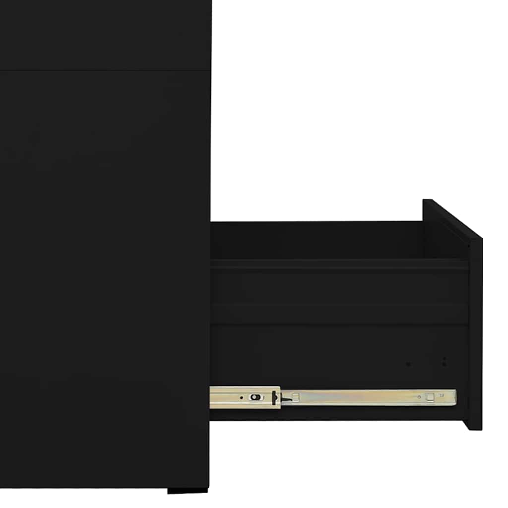 Aktenschrank Weiß 46x62x72,5 cm Stahl