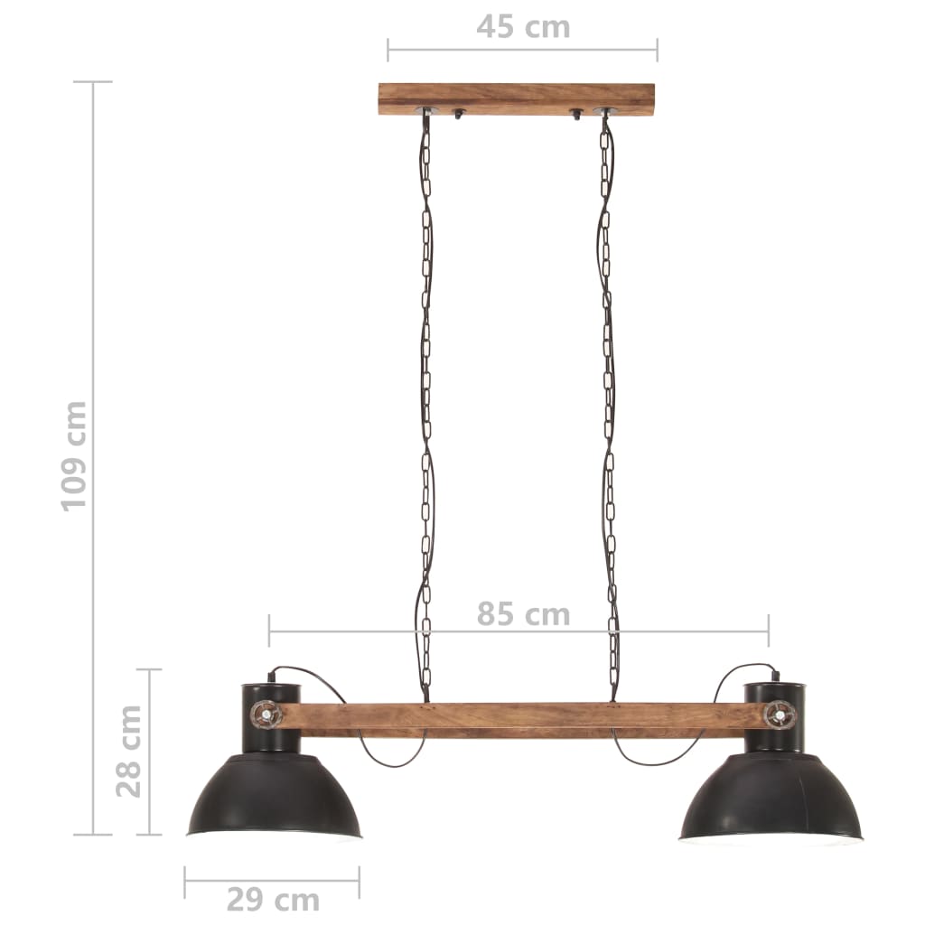 Hängelampe Industrie-Stil 25 W Mehrfarbig 111 cm E27