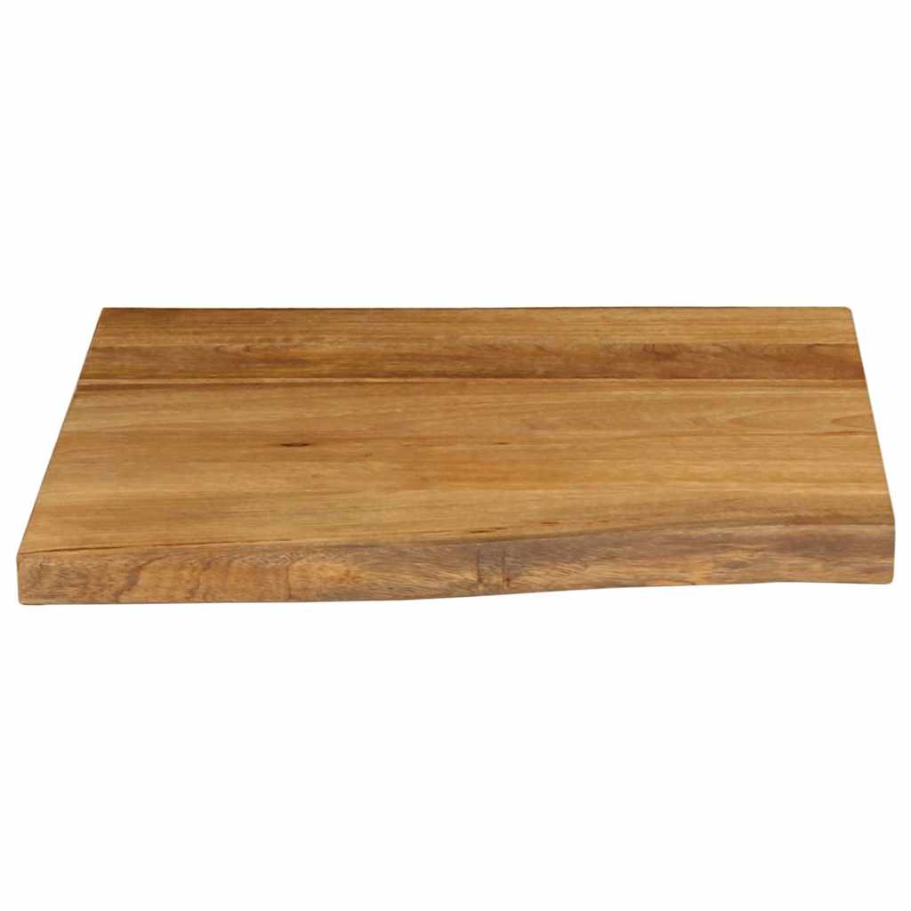 Tischplatte 40x40x2,5 cm Rechteckig Massivholz Akazie Baumkante