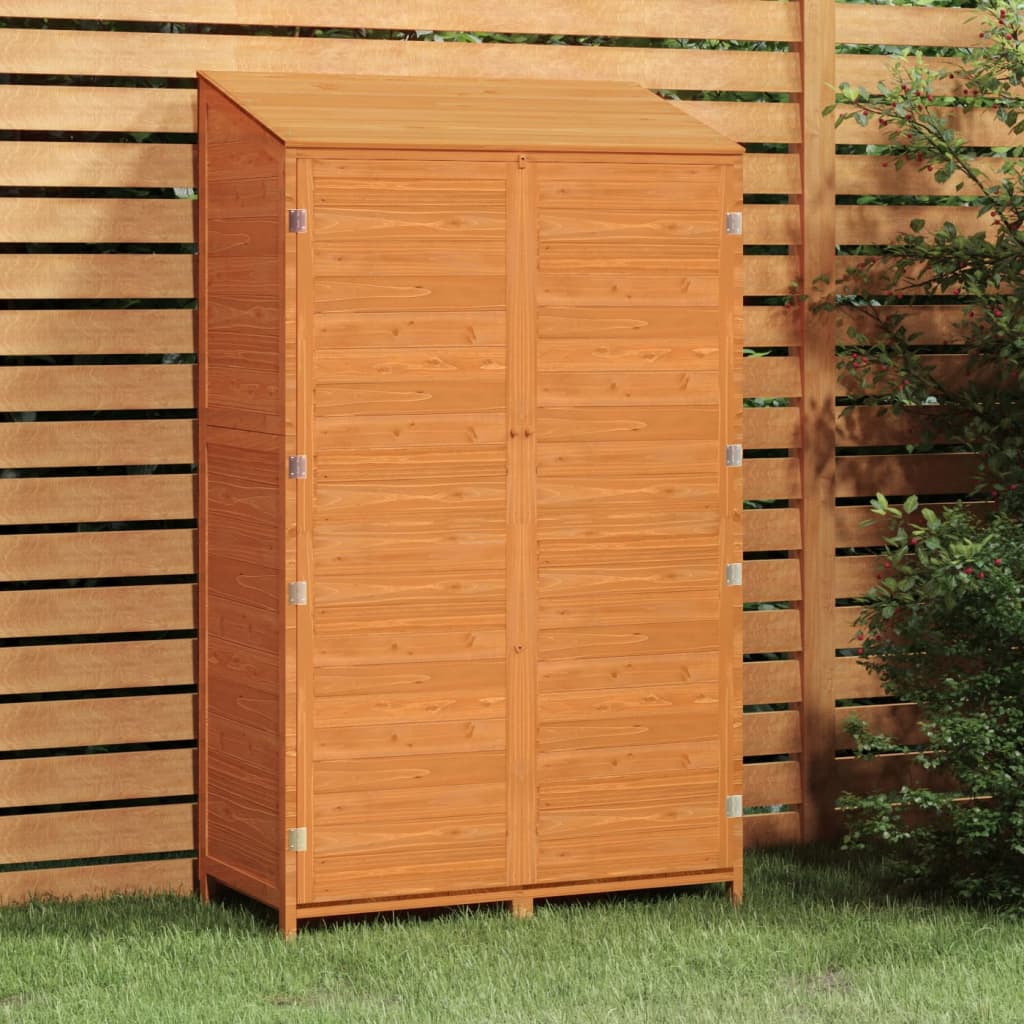 Geräteschuppen 55x52x174,5 cm Massivholz Tanne