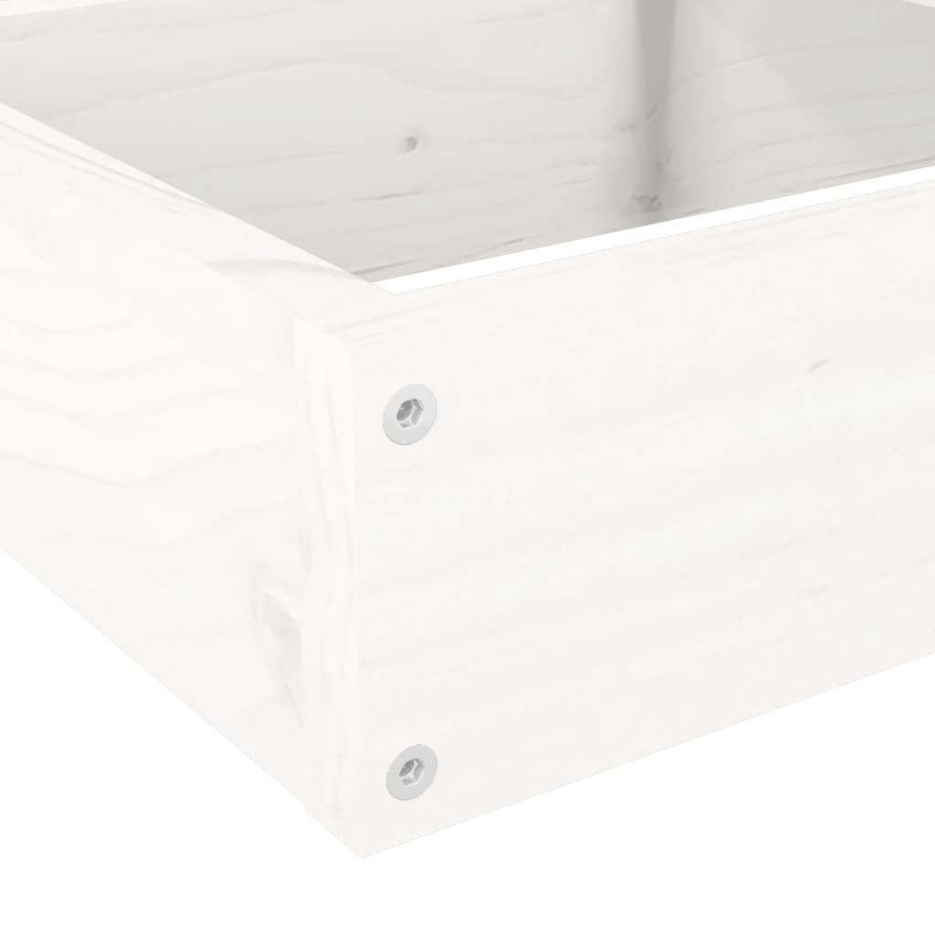 Pflanzentreppe 4 Stufen 80,5x79x36 cm Massivholz Kiefer