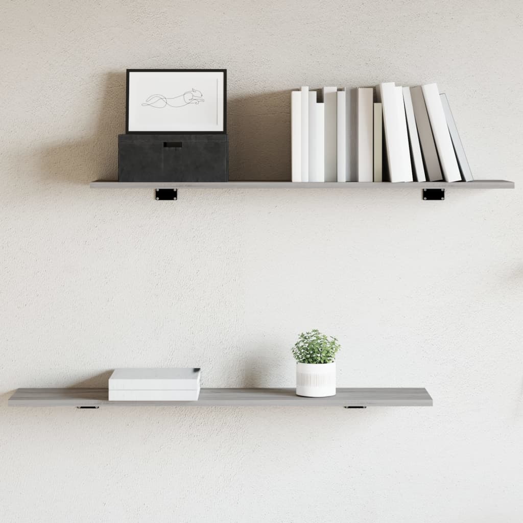 Bücherregal-Bretter 4 Stk. Weiß 40x10x1,5 cm Holzwerkstoff