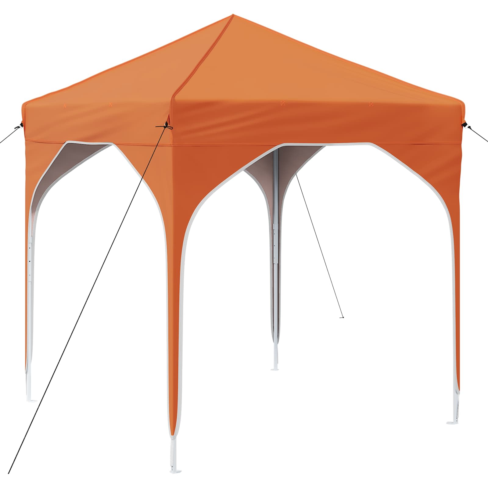 Pop-up Partyzelt 194 x 194 x 245 cm Creme