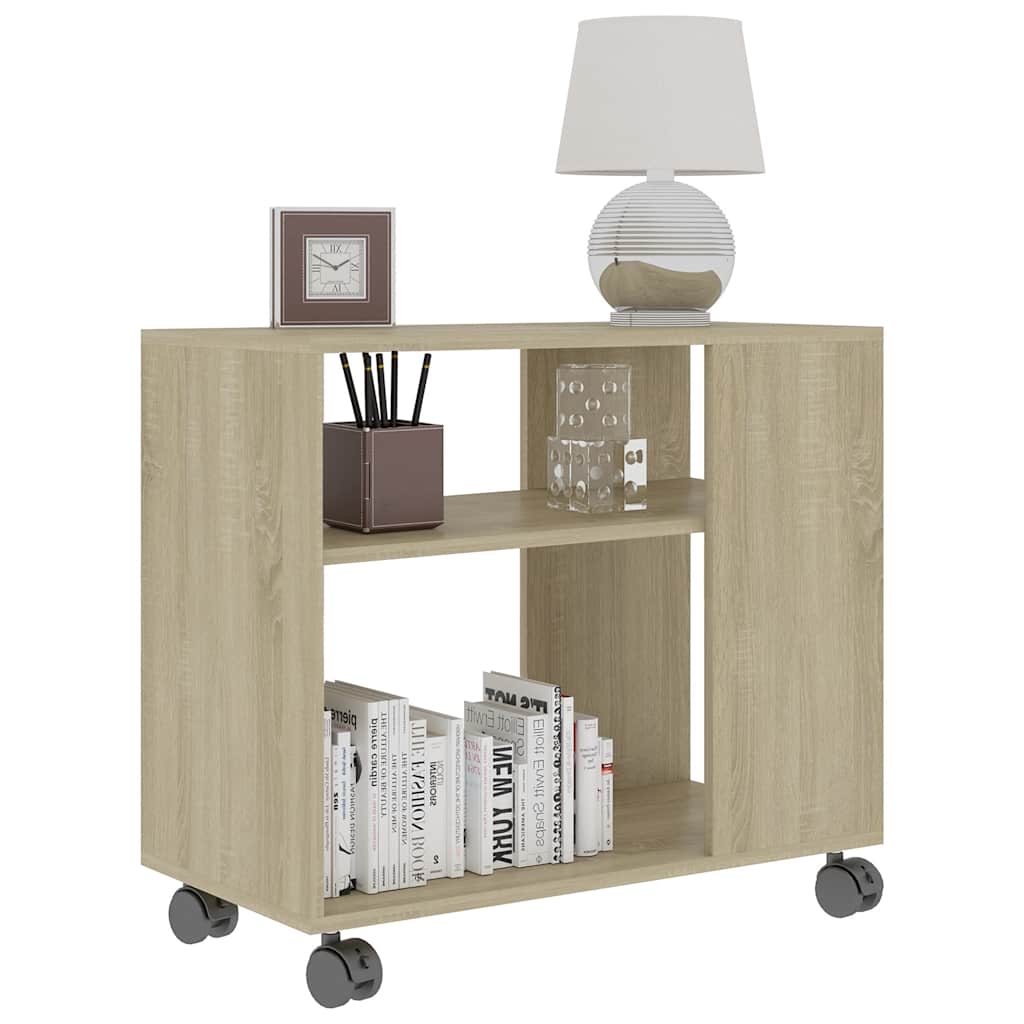 Beistelltisch Weiß 70x35x55 cm Holzwerkstoff