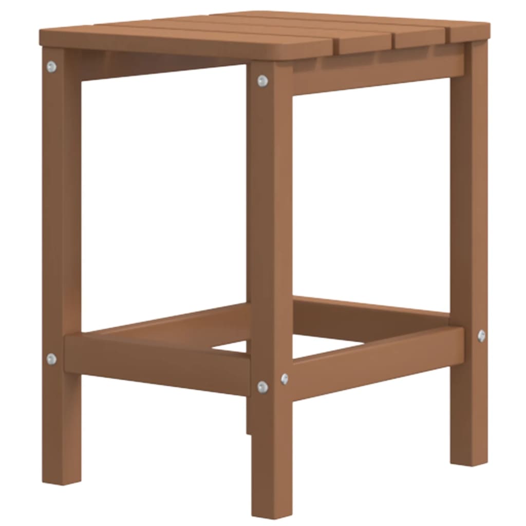 Adirondack-Gartentisch Weiß 38x38x46 cm HDPE