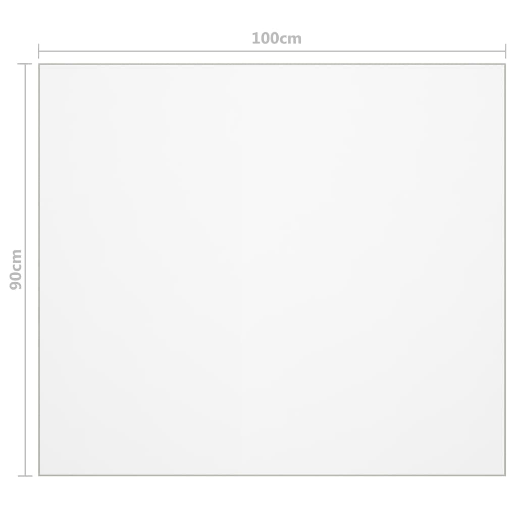 Tischfolie Transparent 100x60 cm 1,6 mm PVC