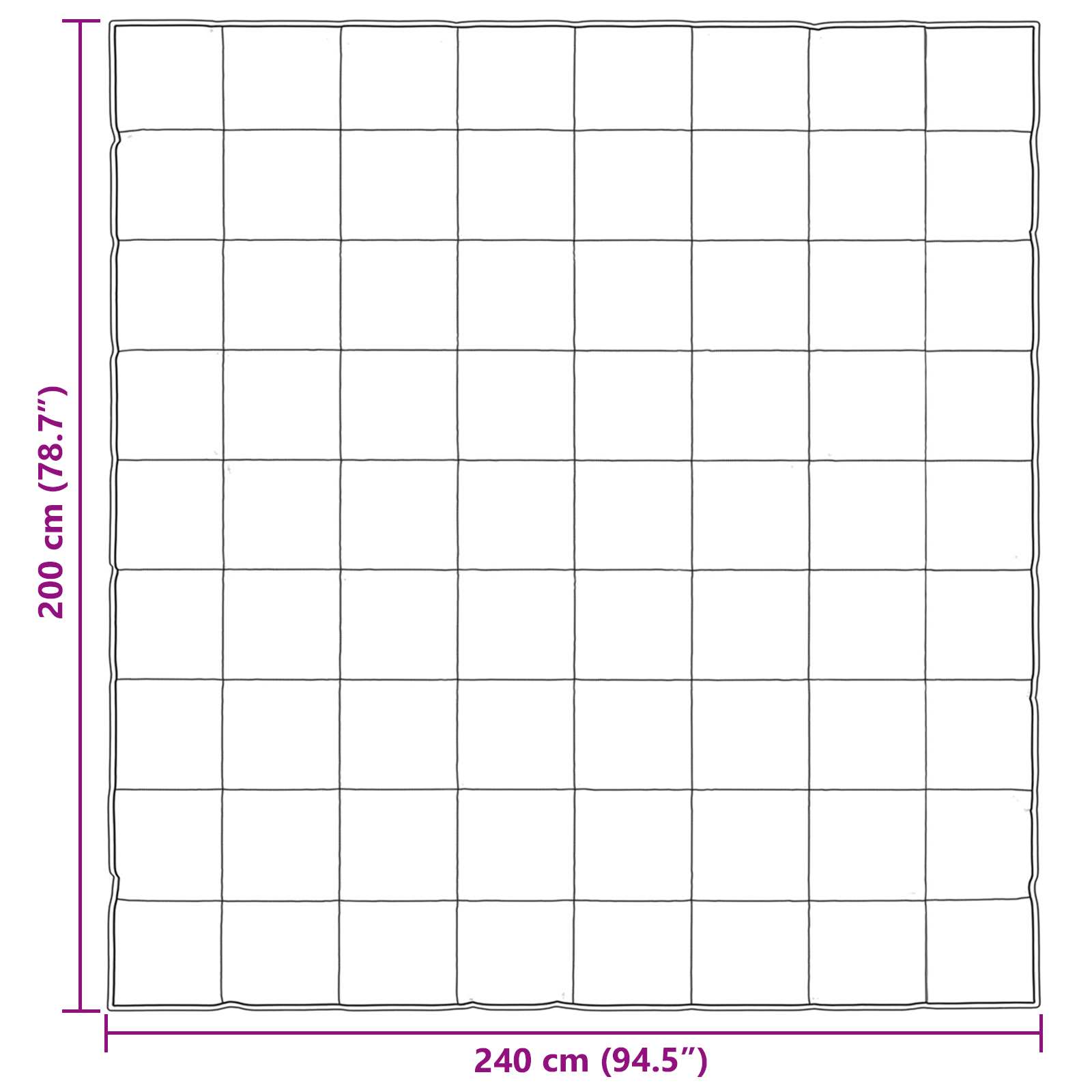 Winterbettdecke Gold 135 x 200 cm Satin und Mikrofaser