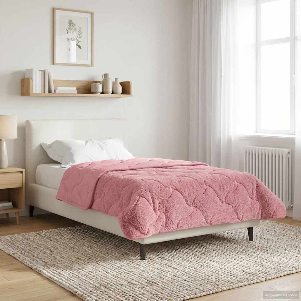 Winterbettdecke Gepolstert Anthrazit 135 x 200 cm