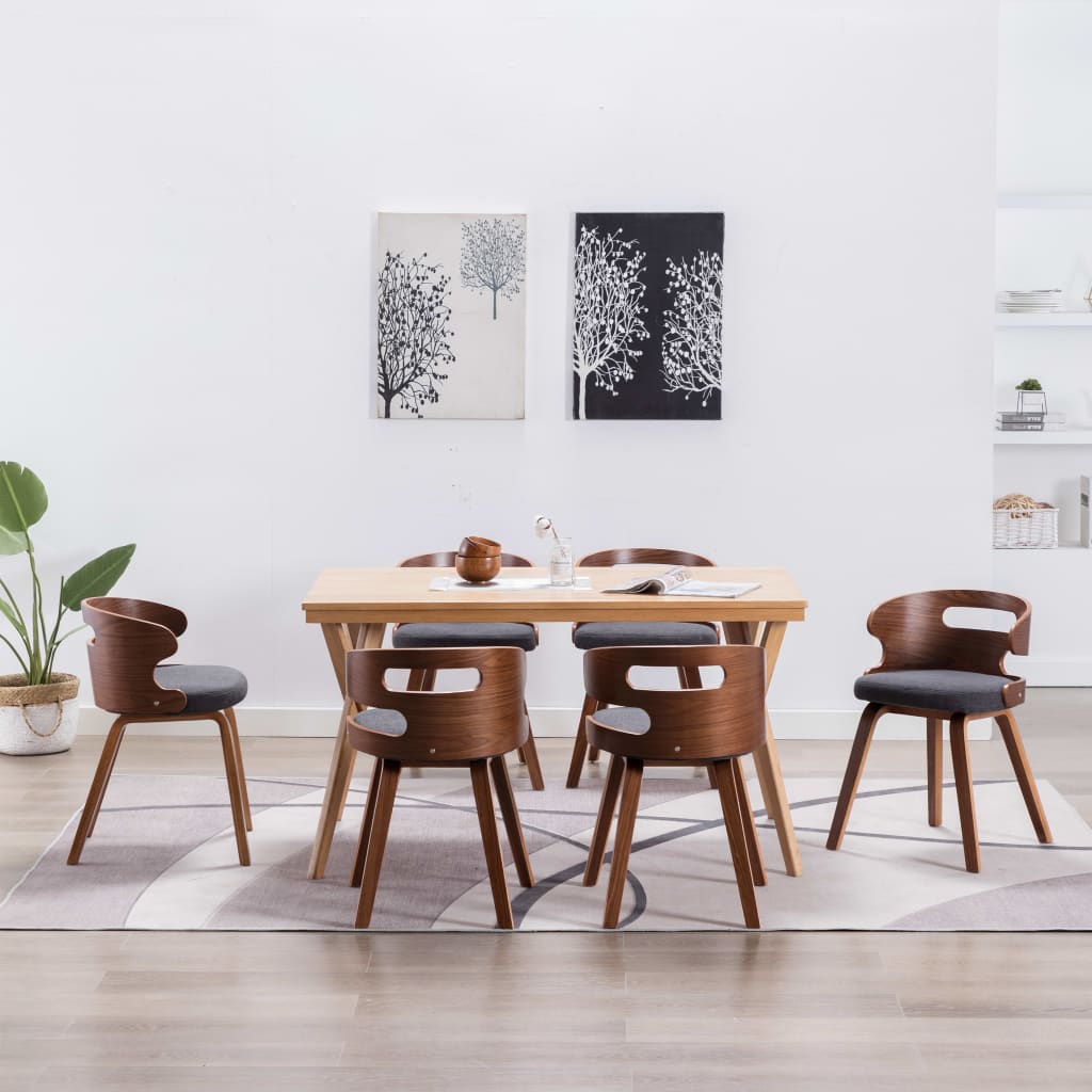 Esszimmerstühle 4 Stk. Braun Bugholz und Kunstleder
