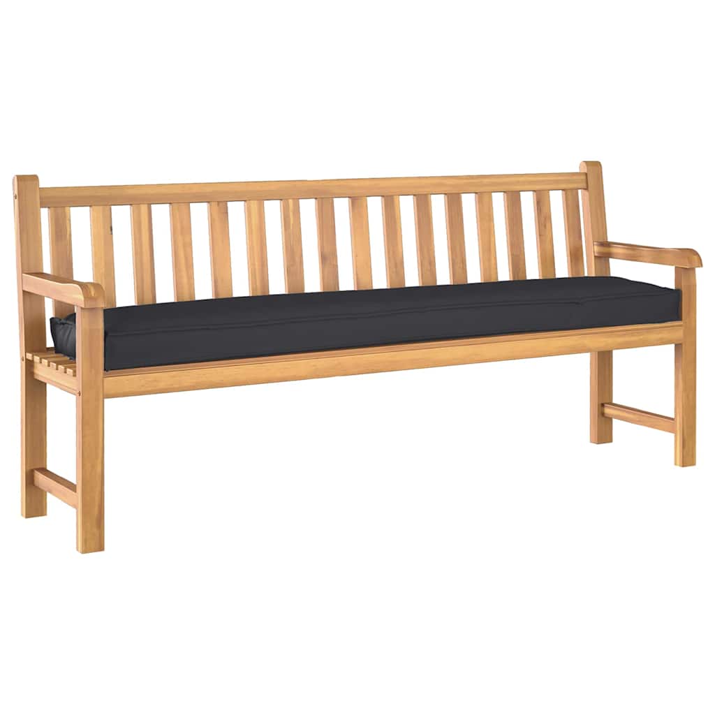 Palettenkissen Anthrazit 200 x 40 x 8 cm Oxford-Stoff