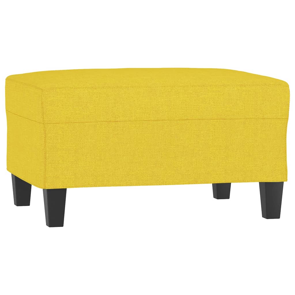 Fußhocker Hellgrau 60x50x41 cm Stoff