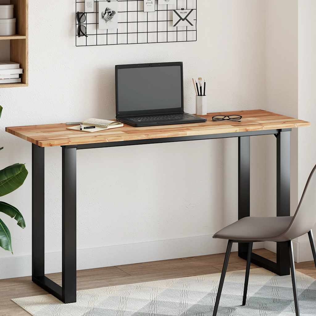Tischplatte Rechteckig 60x50x2 cm Massivholz Akazie