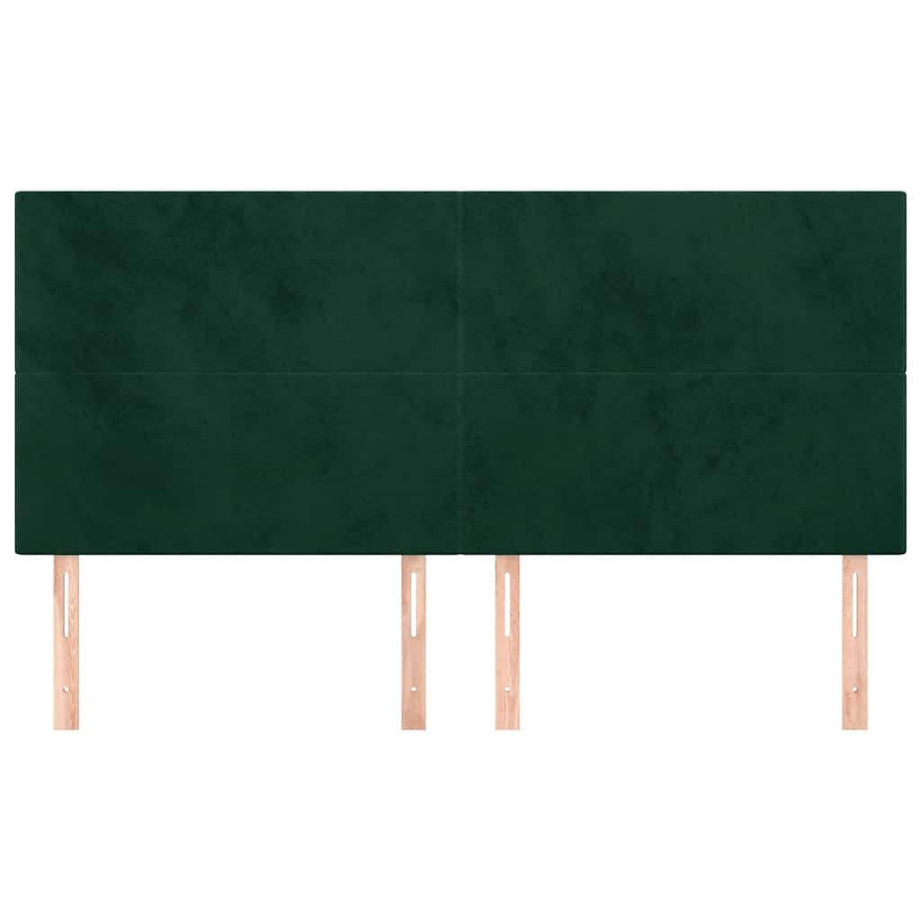 Kopfteil Hellgrau 80x5x118/128 cm Samt