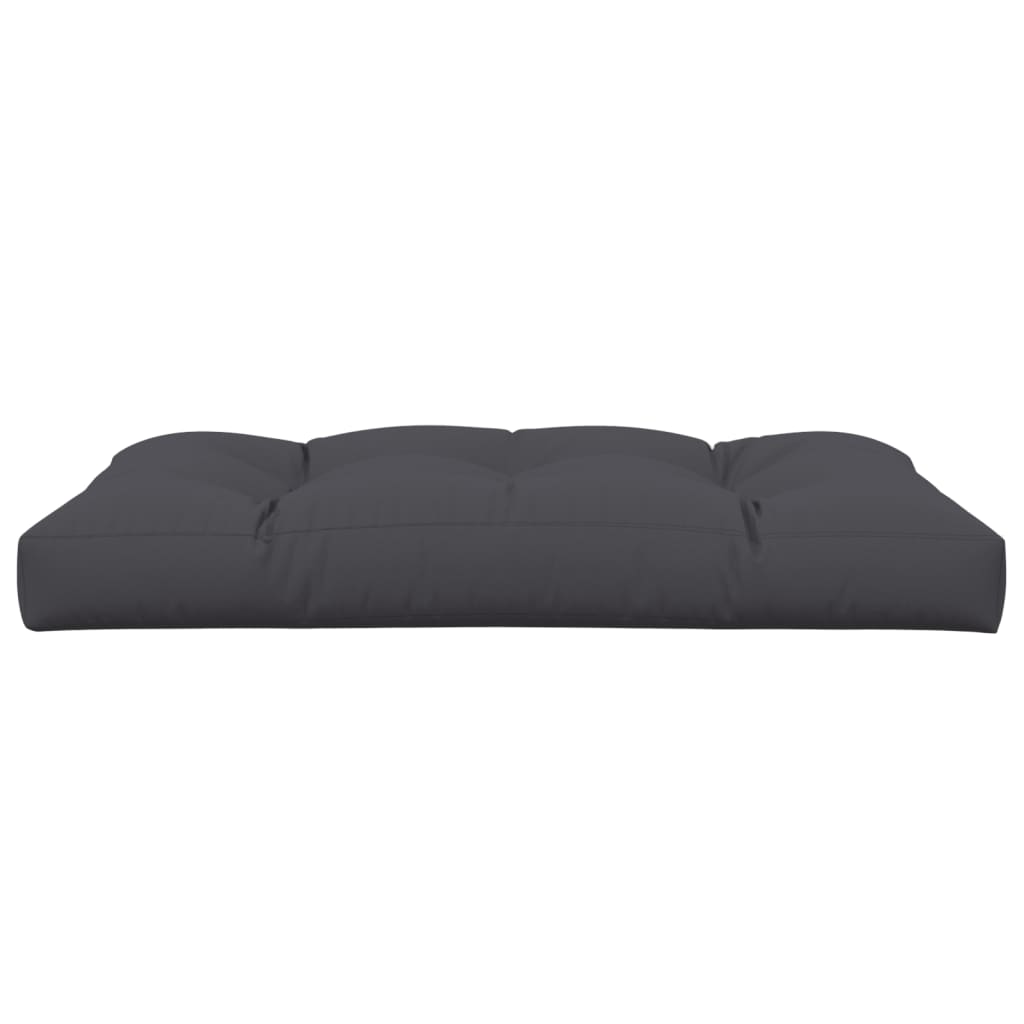 Palettenkissen Anthrazit 50x50x12 cm Stoff