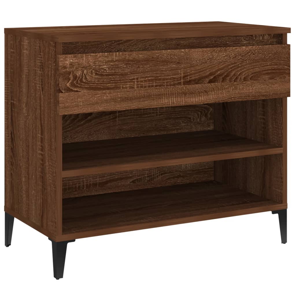 Schuhregal Weiß 70x36x60 cm Holzwerkstoff