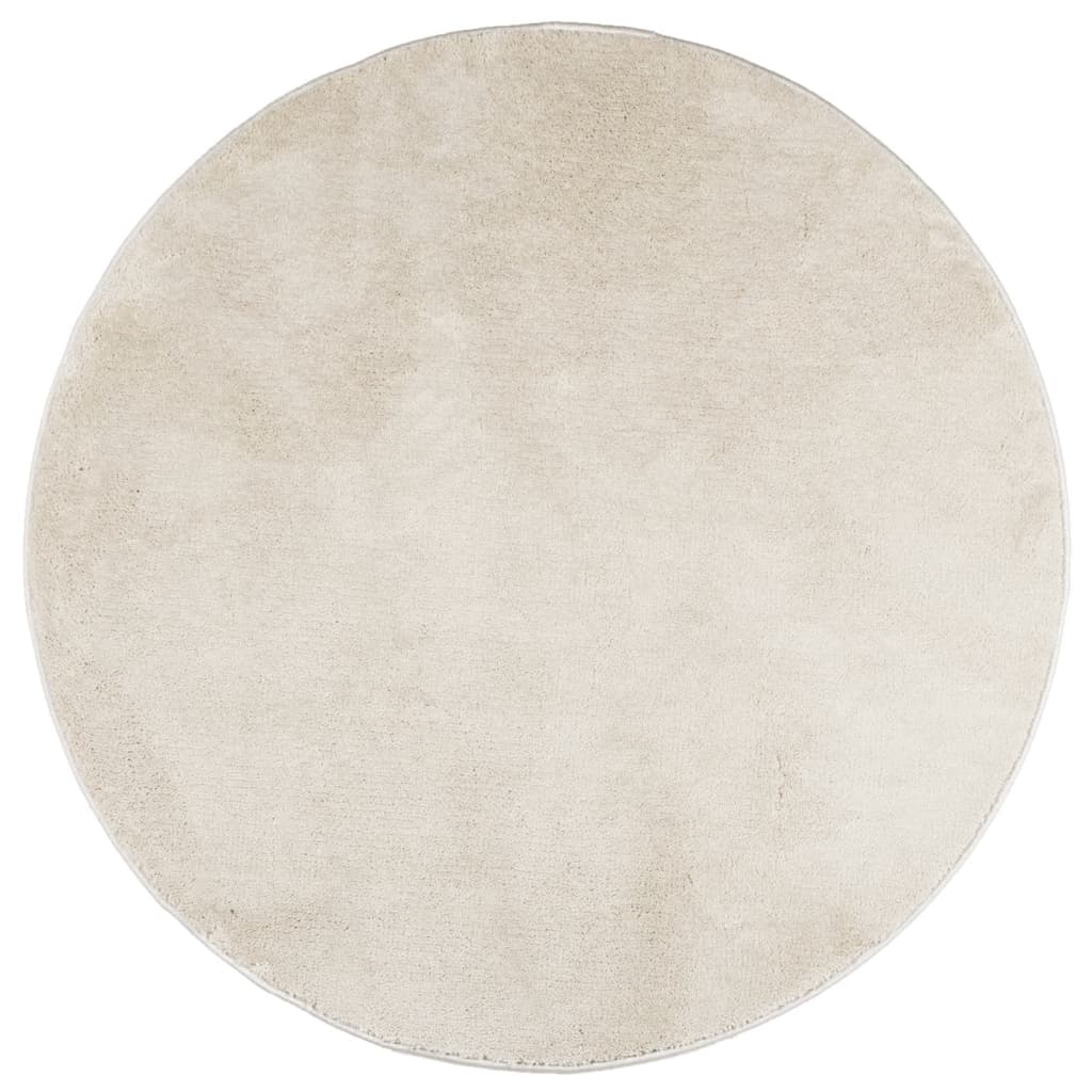 Teppich OVIEDO Kurzflor Anthrazit 120x120 cm