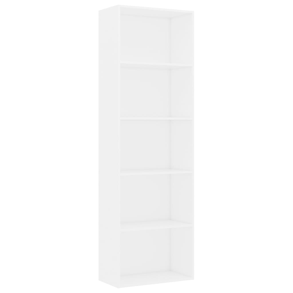 Bücherregal Schwarz Eichen-Optik 80x30x189 cm Holzwerkstoff