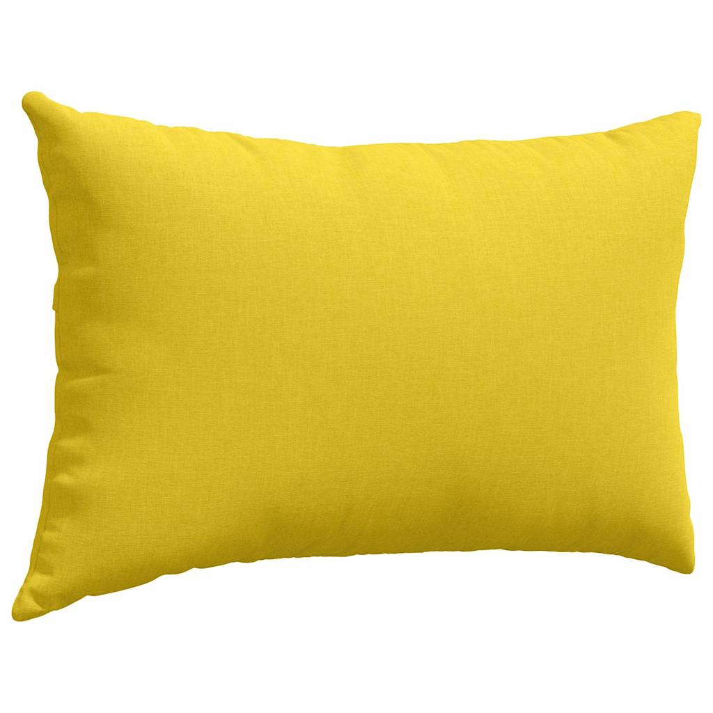 Sofakissen 2 pcs Hellgrau 50 x 30 cm Stoff
