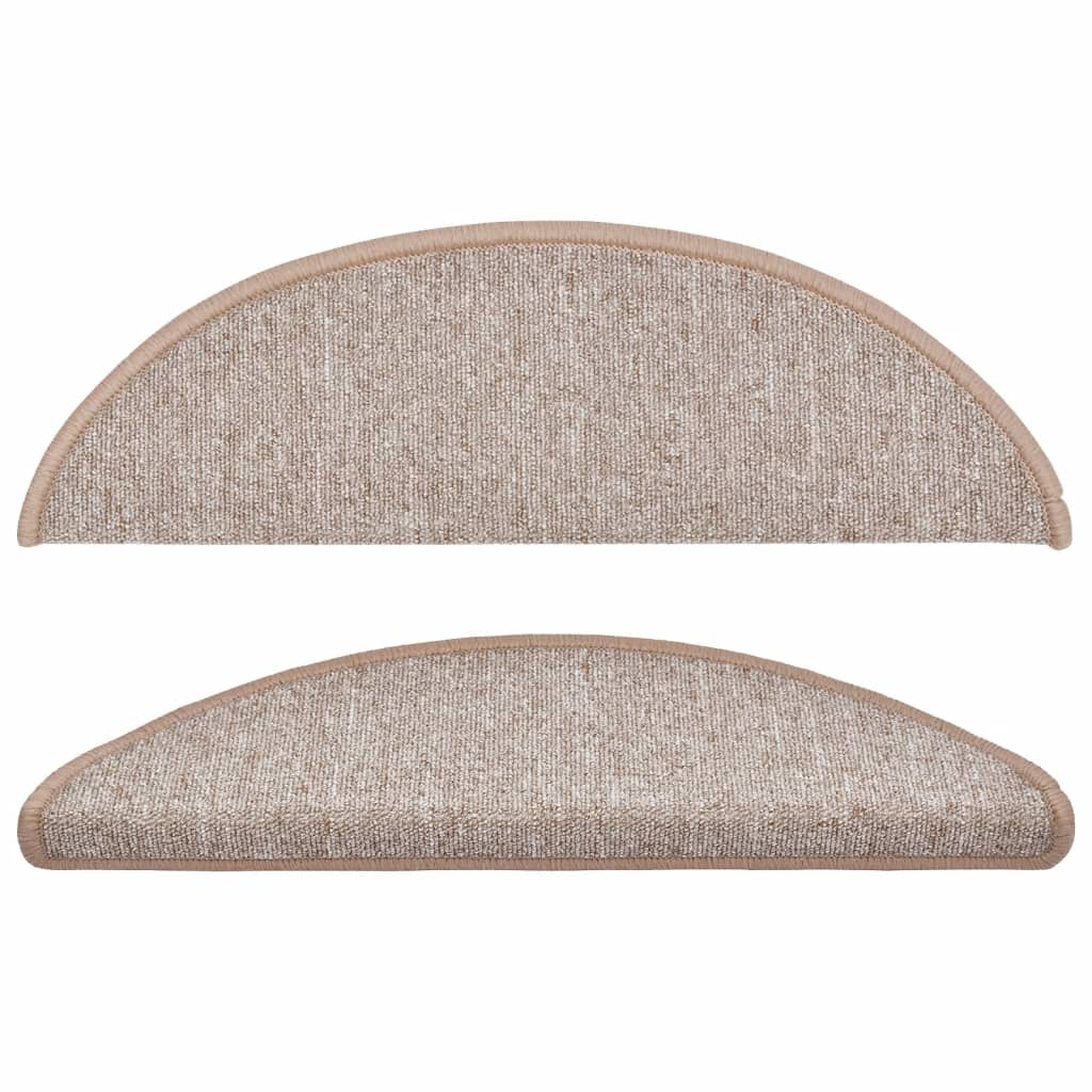 Stufenmatten 15 Stk. 56x17x3 cm Anthrazit Halbrund