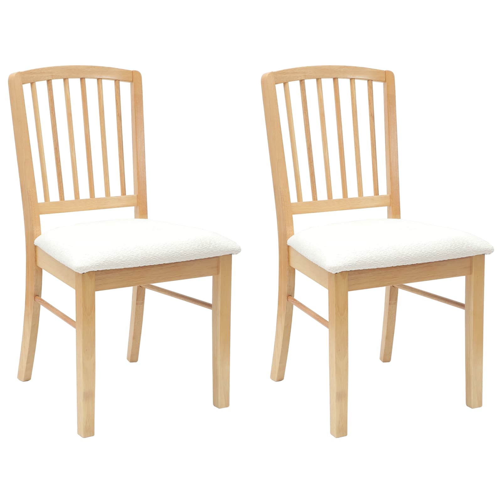 Esszimmerstühle 2 pcs Hellbraun 50 x 52,5 x 91 cm