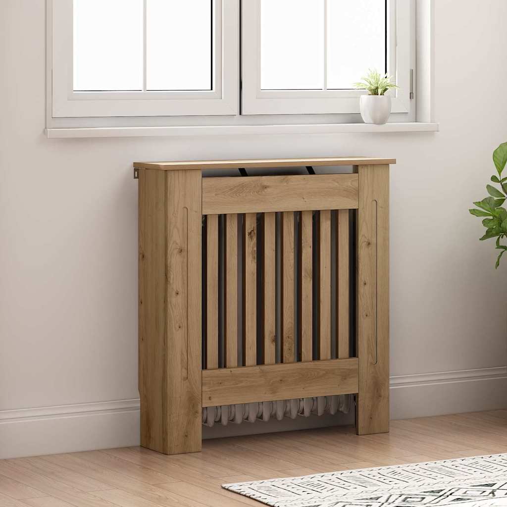 Holzwerkstoff Heizkörper-Abdeckung Heizkörperverkleidung 112 cm, weiß
