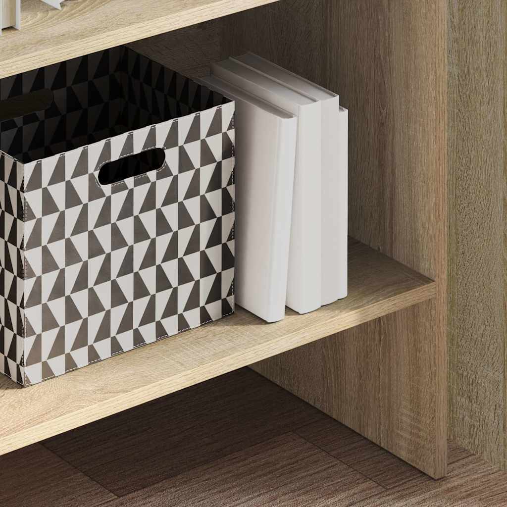 Bücherregal Weiß 60x35x180 cm Holzwerkstoff