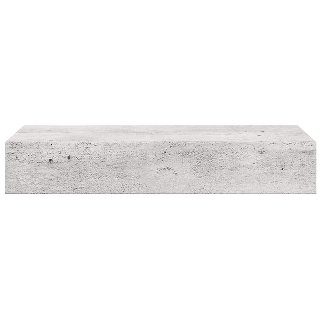 Wandregal mit Schublade Weiß 40x23,5x10 cm MDF