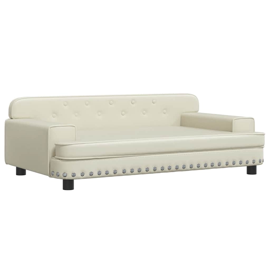 Hundebett Rosa 90x53x30 cm Samt