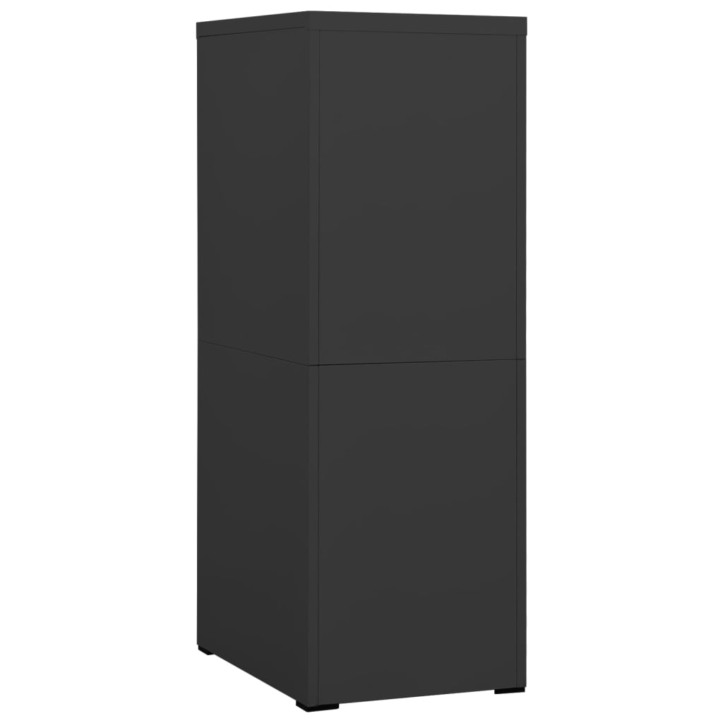Aktenschrank Weiß 46x62x72,5 cm Stahl