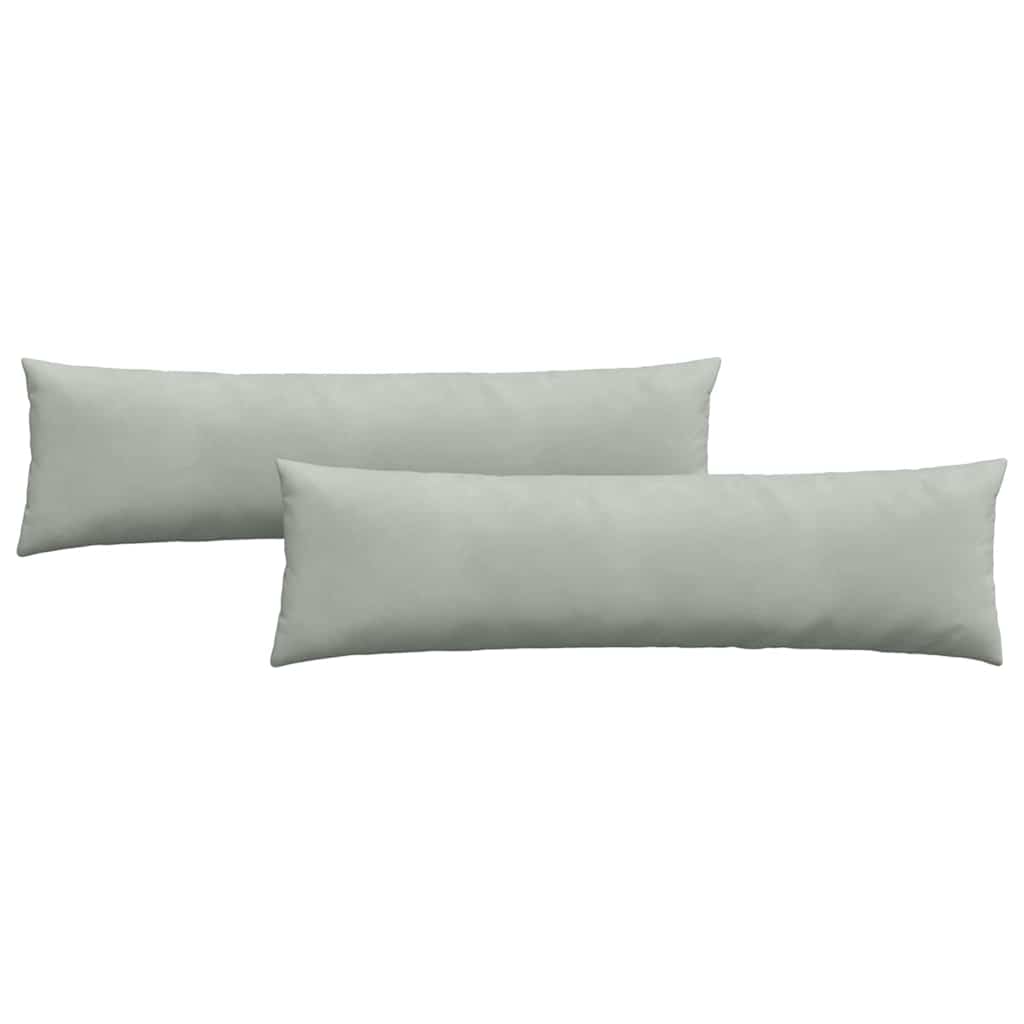 Sofakissen 2 Stück Blau 50 x 30 cm Cordstoff