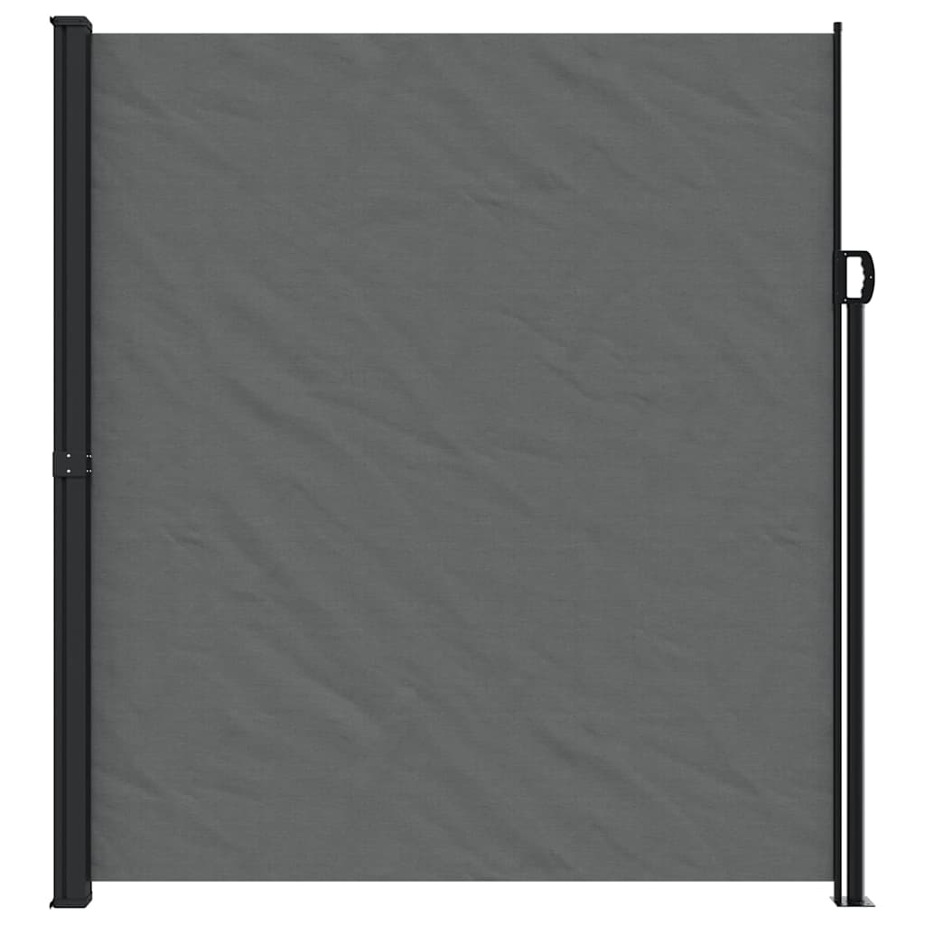 Seitenmarkise Ausziehbar Schwarz 100x300 cm