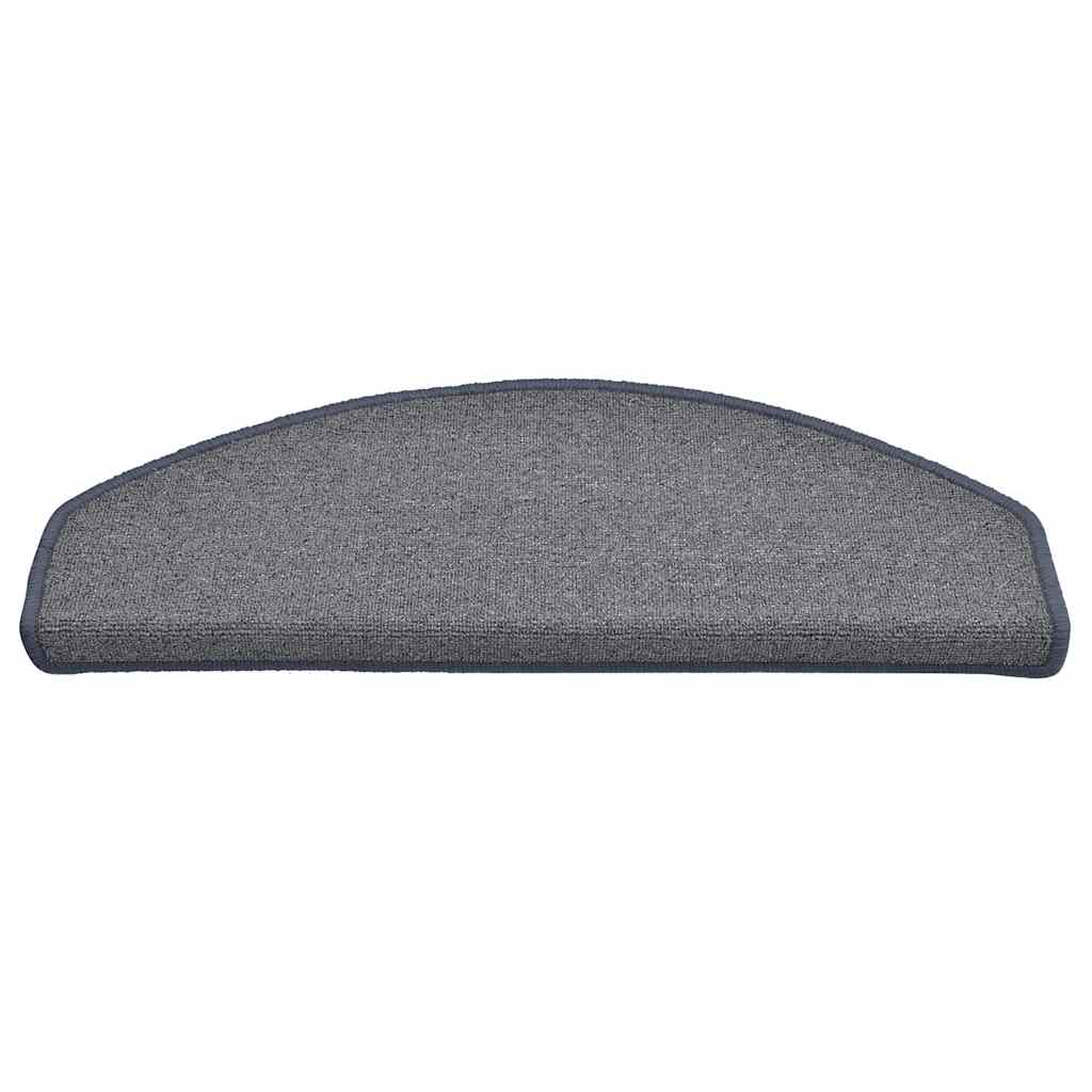 Stufenmatten 15 Stk. 56x17x3 cm Anthrazit Halbrund