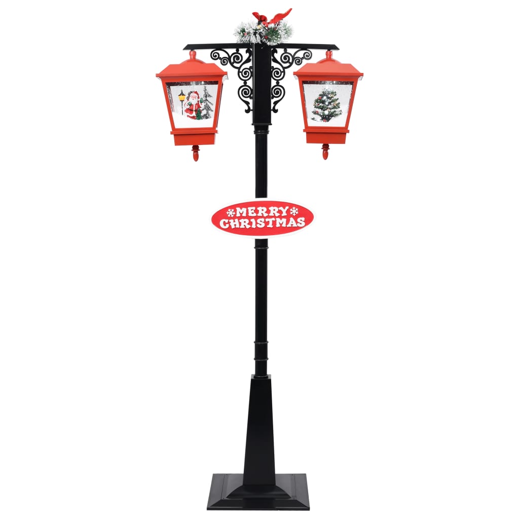 Weihnachts-Straßenlampe mit Weihnachtsmann 180 cm LED