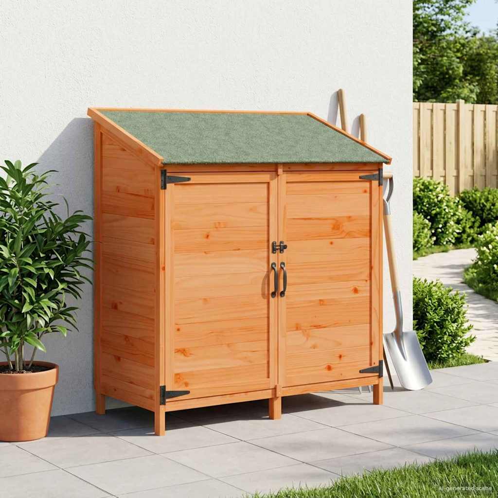 Gartenschuppen Natur 59 x 56 x 113,5 cm Massivholz aus Fichte