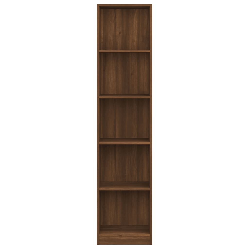 Bücherregal 3 Fächer Weiß 40x24x109 cm Holzwerkstoff