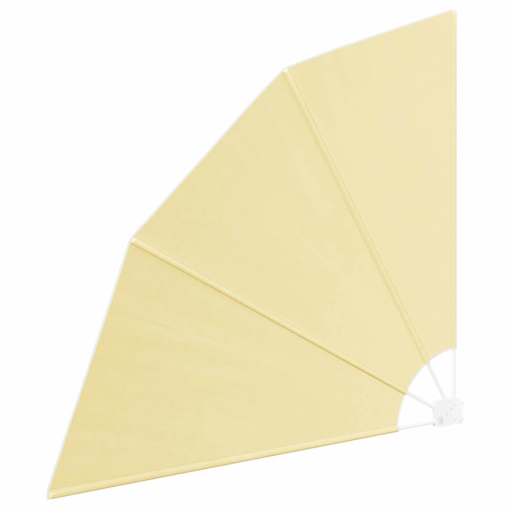 Faltbarer Balkonfächer Grau 210×210 cm